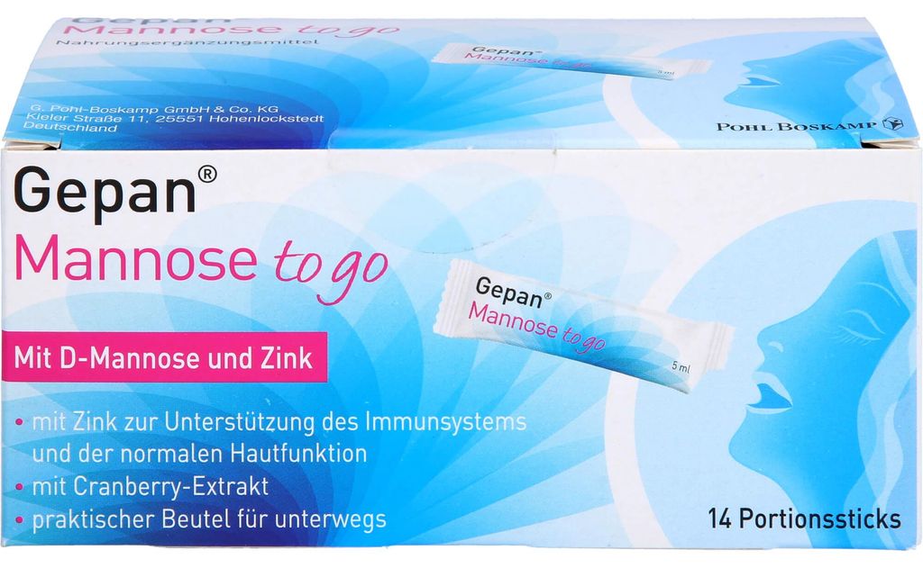 Gepan Mannose to go Lösung, 14 St. Beutel Produktbild 