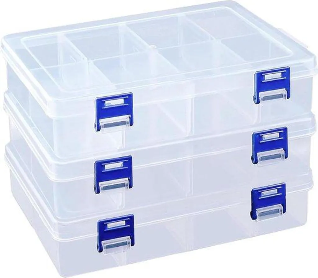 Boîte de rangement perles et bijoux : fini le désordre, lot de 3 unités
