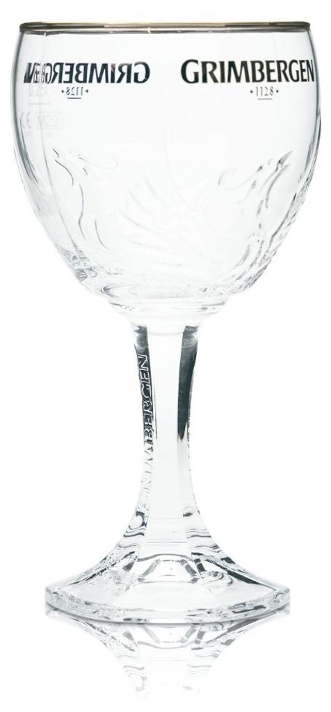 Grimbergen Bier Glas 0,25l Kelch Pokal Design Phoenix Produktbild 