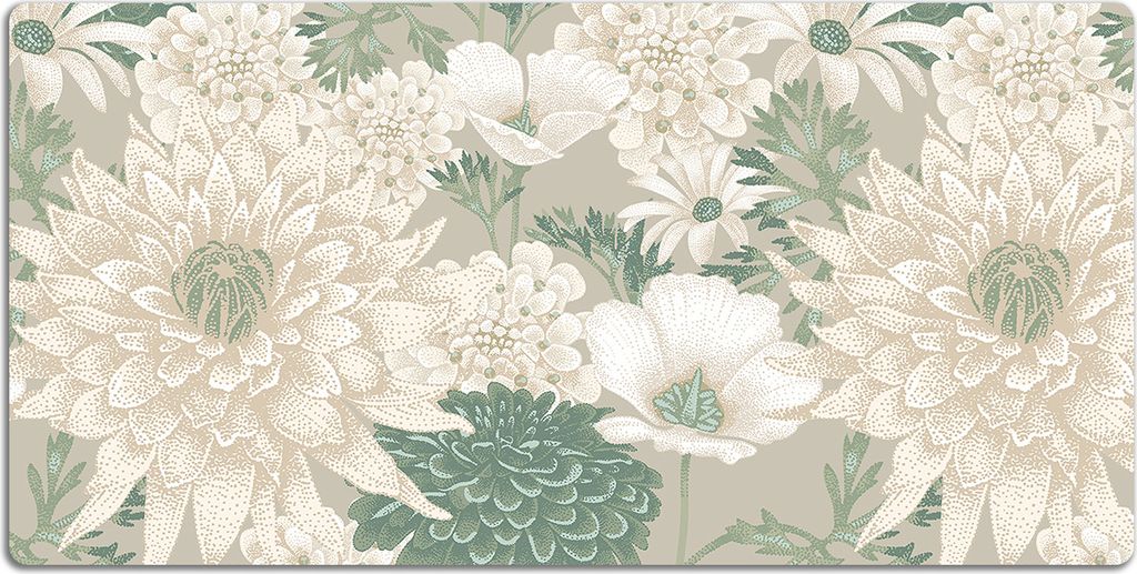 Schreibtischmatte Tischunterlage 100x50 cm Mauspad - Frühlingsgänseblümchen