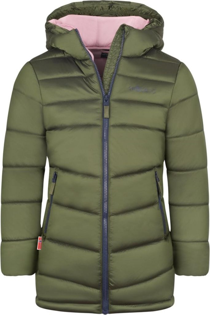 Trollkids Mädchen Wasserdichte Jacke Grün 641-351 Grösse 140