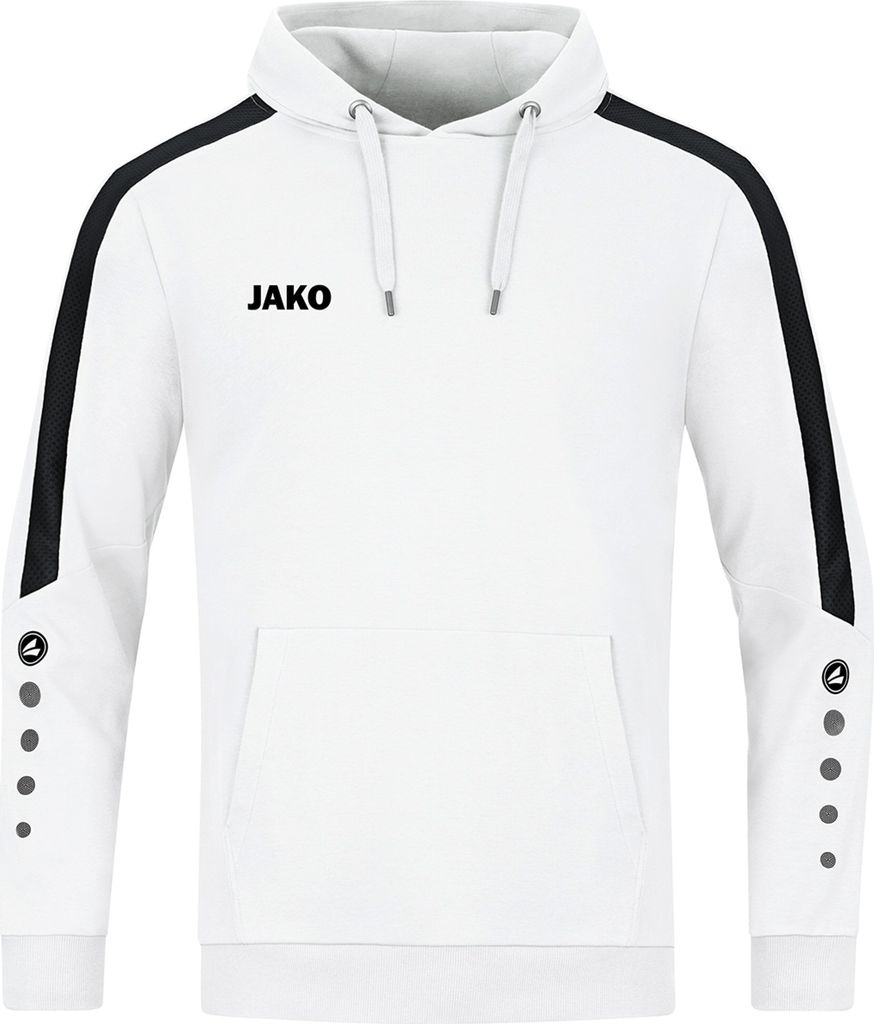 Jako Power Kapuzensweat Damen - Weiß