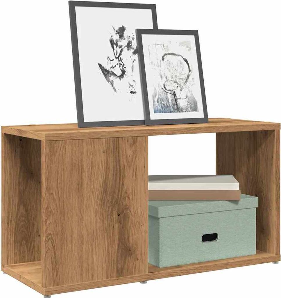 "2026 Promotion" Bücherregal - Standregal - Aktenregal - Artisan-Eiche 60x24x32 cm - Holzwerkstoff - Wohnzimmerschrank CC31707