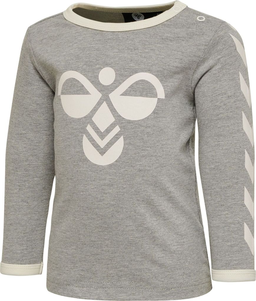 hummel hmlFLIPPER T-SHIRT L/S - GREY MELANGE - 56