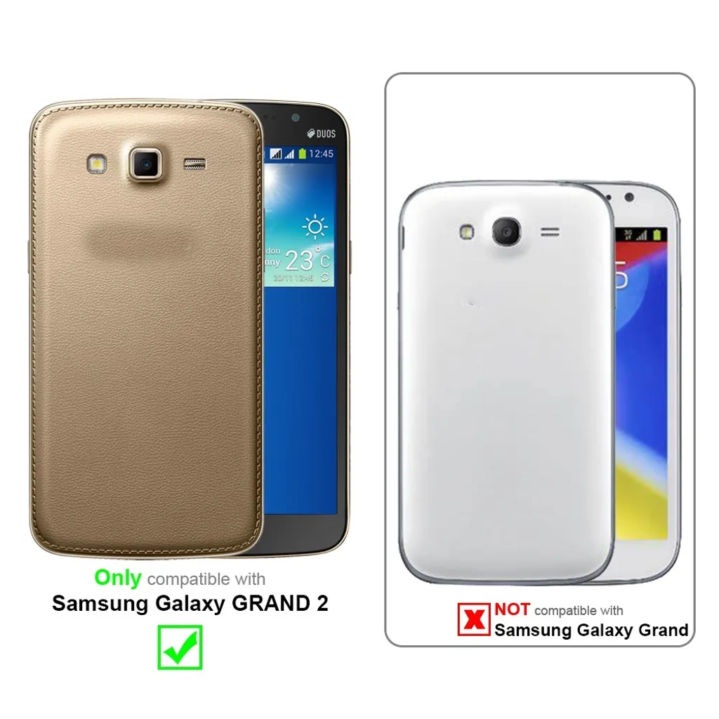 Custodia a Tracolla Lilla per Galaxy Grand 2 | Sicurezza Cadorabo - 2