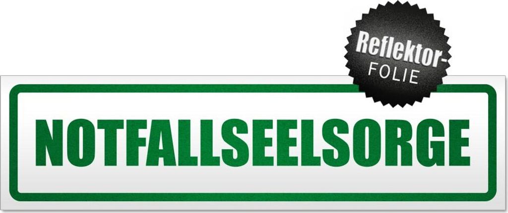 Notfallseelsorge Magnetschild Schild magnetisch