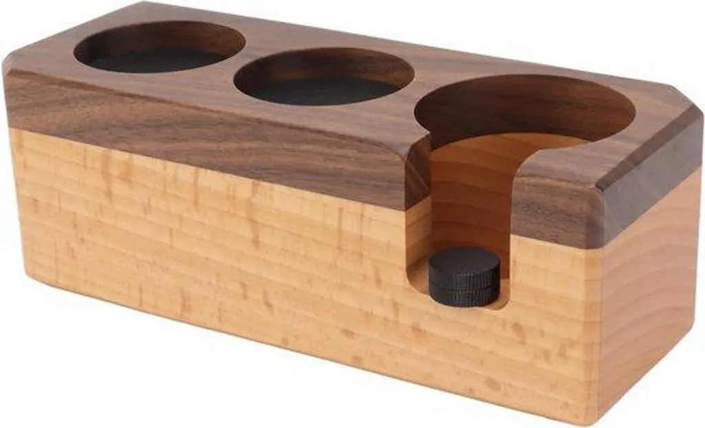 Accessoire barista station de tassage bois pour porte-filtre 54-58mm
