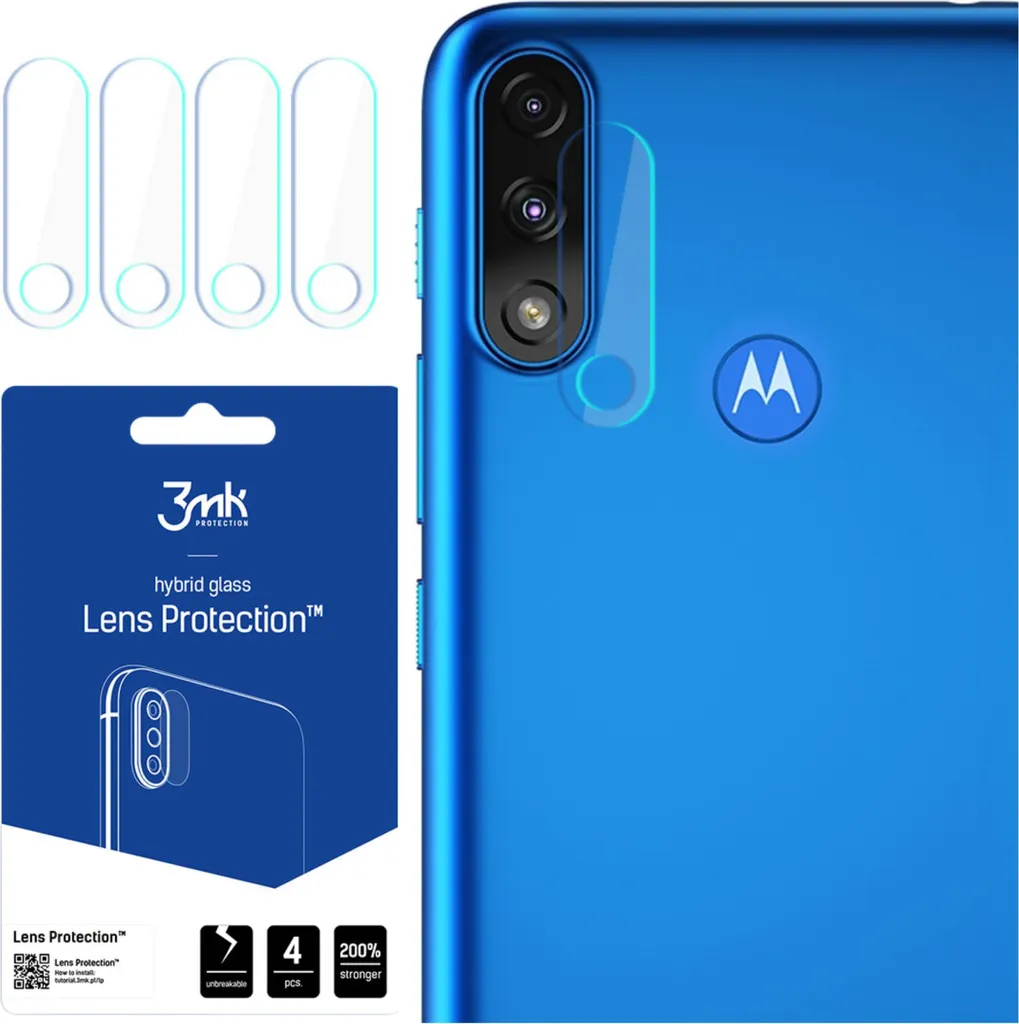 Motorola Moto E7: Protezione Fotocamera 3mk (Pack da 4)