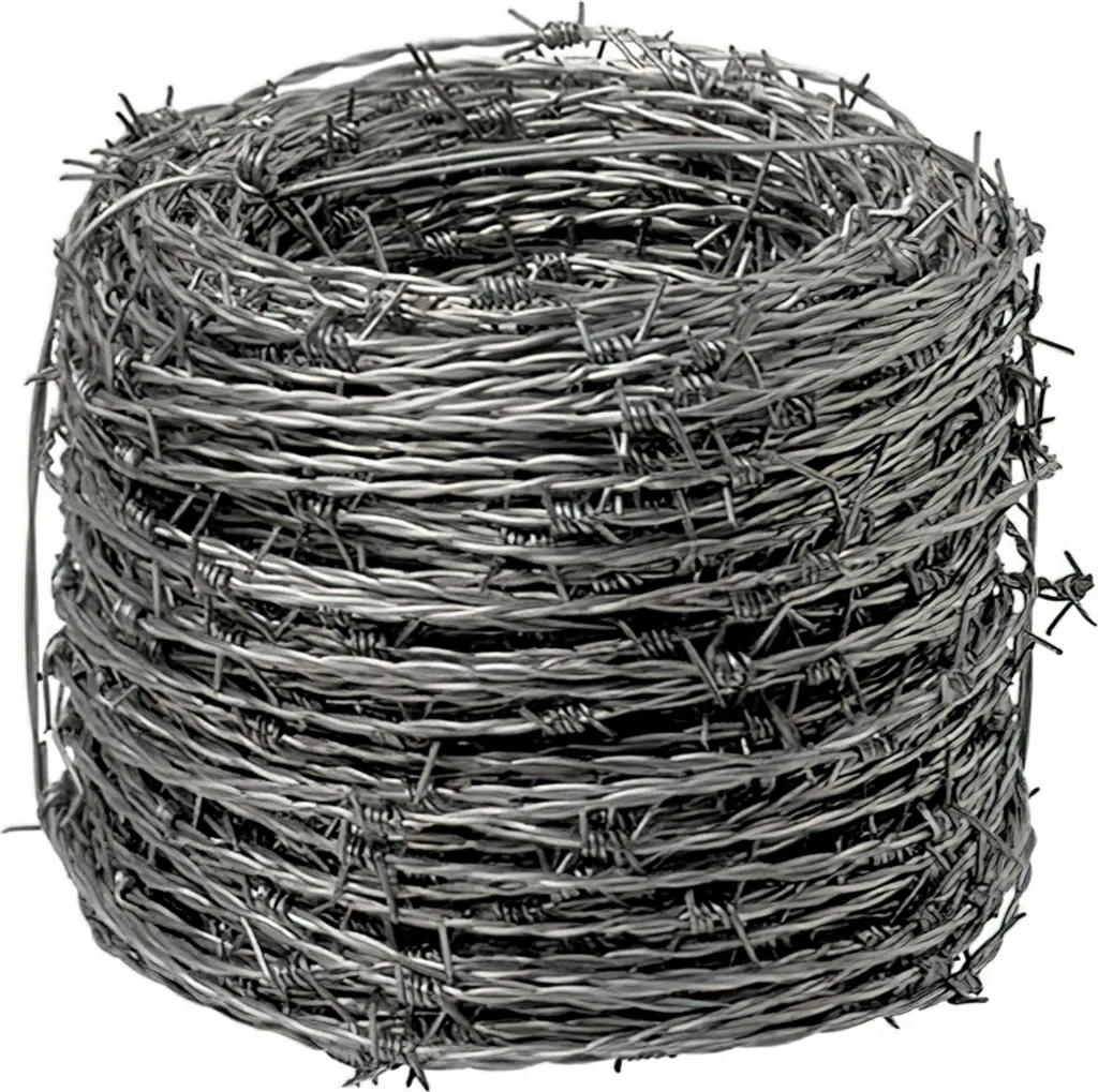 Empêchez les intrusions avec le barbelé galvanisé Papillon 250m 4/15