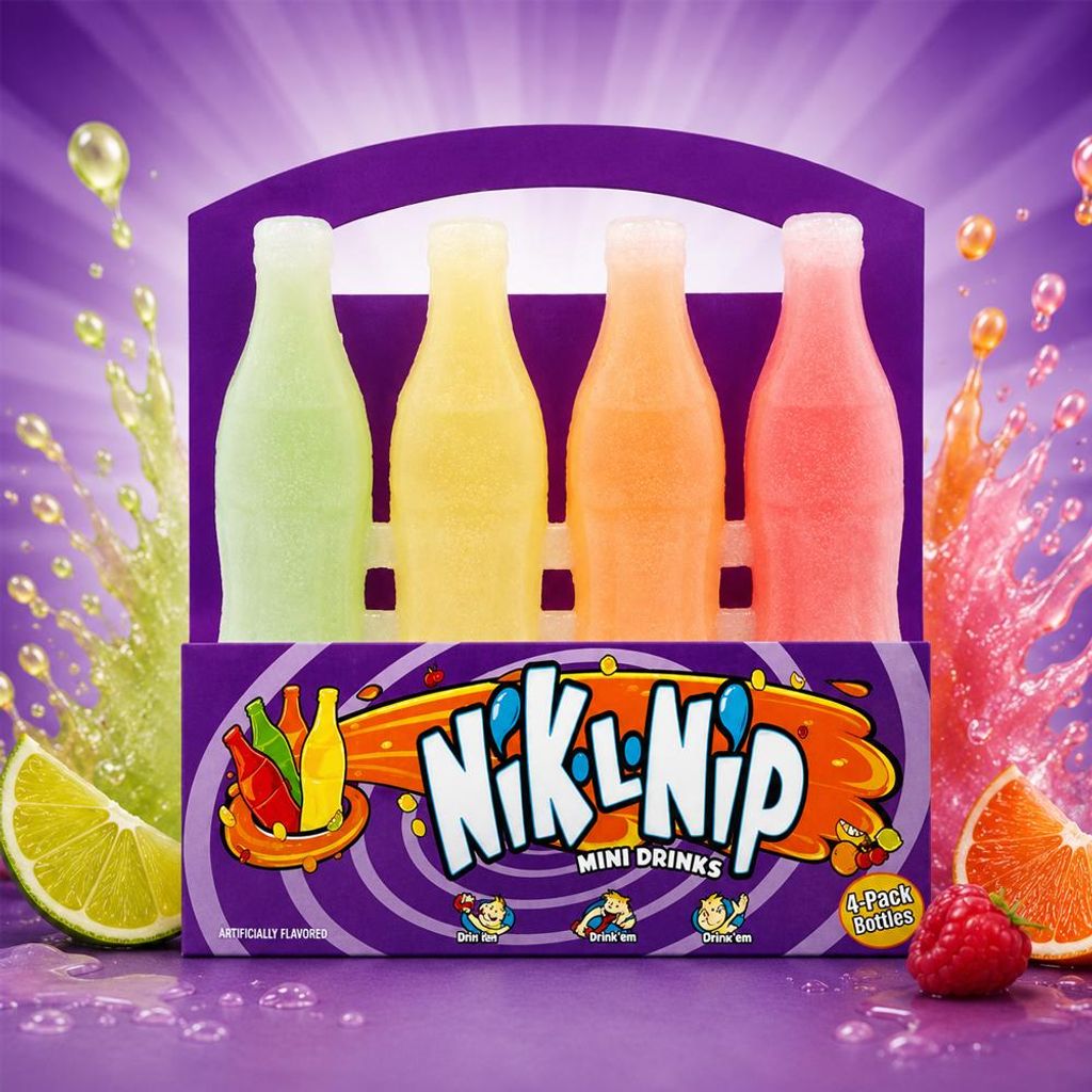 Nik-L-Nip Bottiglie originali di cera per caramelle da 39g Immagine del prodotto 