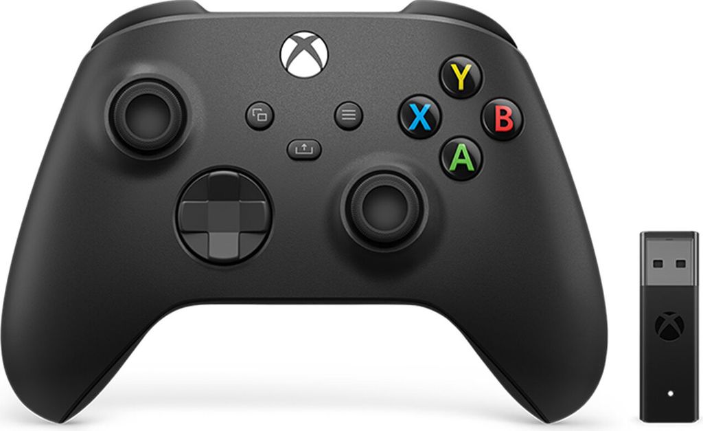 Microsoft Xbox Conroller + Wireless Adapter Win-PC/Xbox Produktbild 