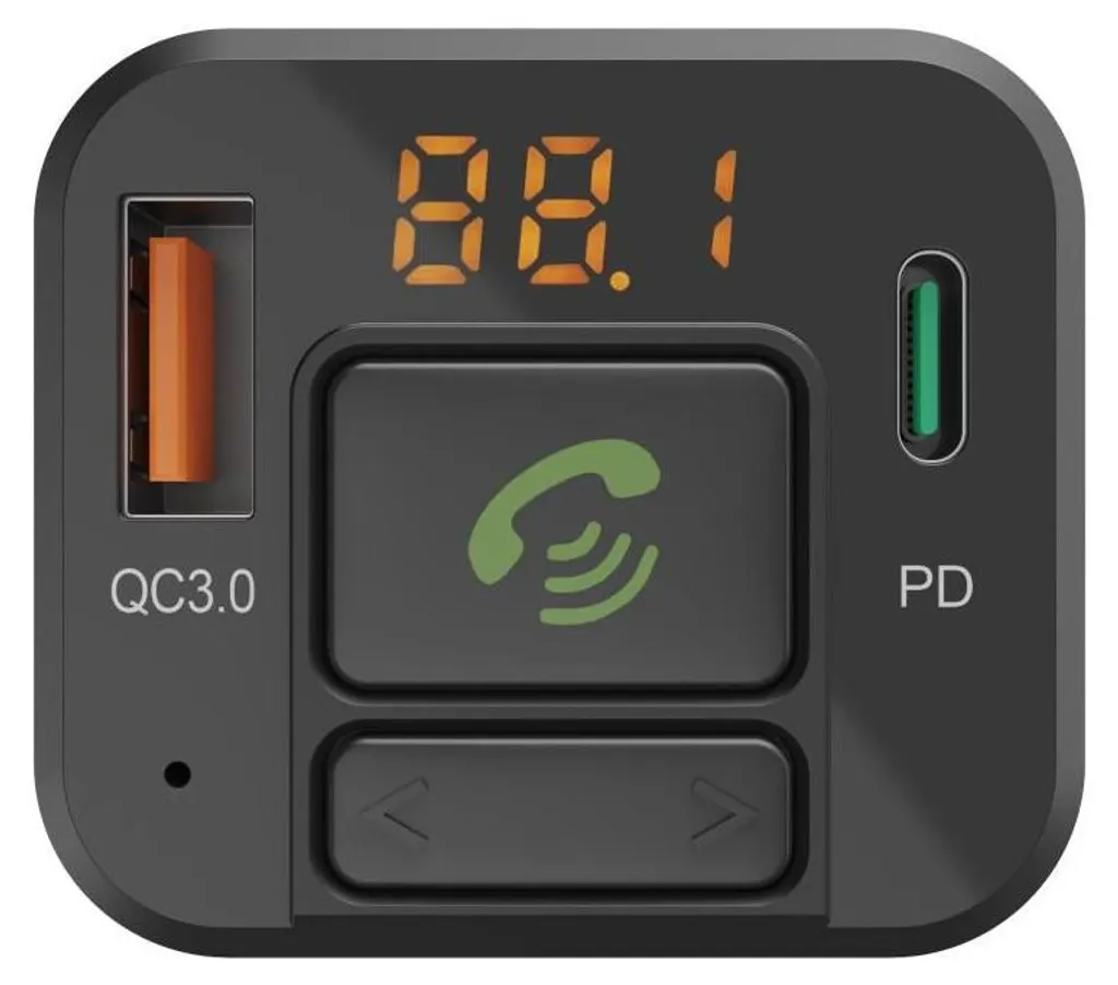 Hama Transmetteur FM Bluetooth Kit Mains Libres USB-C PD et QC 3.0 - 2