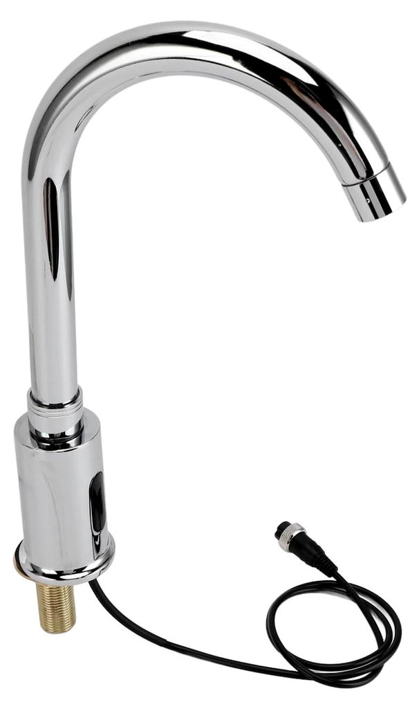 Automatischer Wasserhahn, Infrarot-Sensor, Einzelnes Kaltes Wasser, Elektronischer Berührungsloser Waschbecken-Wasserhahn Badezimmer, Küche