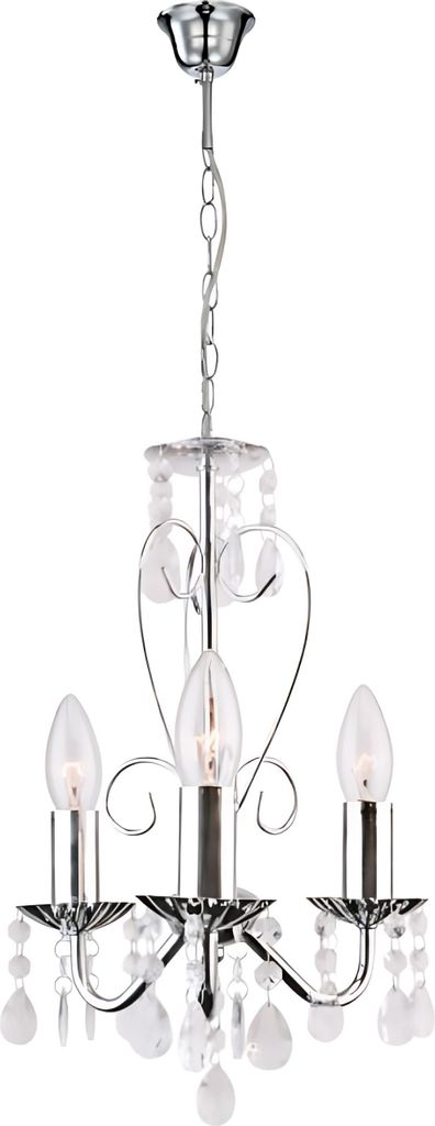 Hängende Deckenleuchte Toolight Ebt011-3Cp Chrome Produktbild 