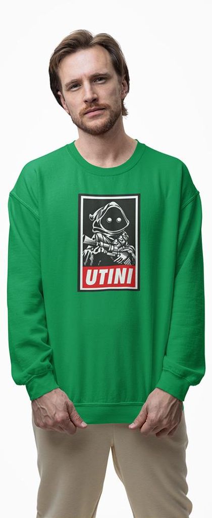 D&B Design Uni Pullover SWMO00085 Star Wars Grün-Größe S