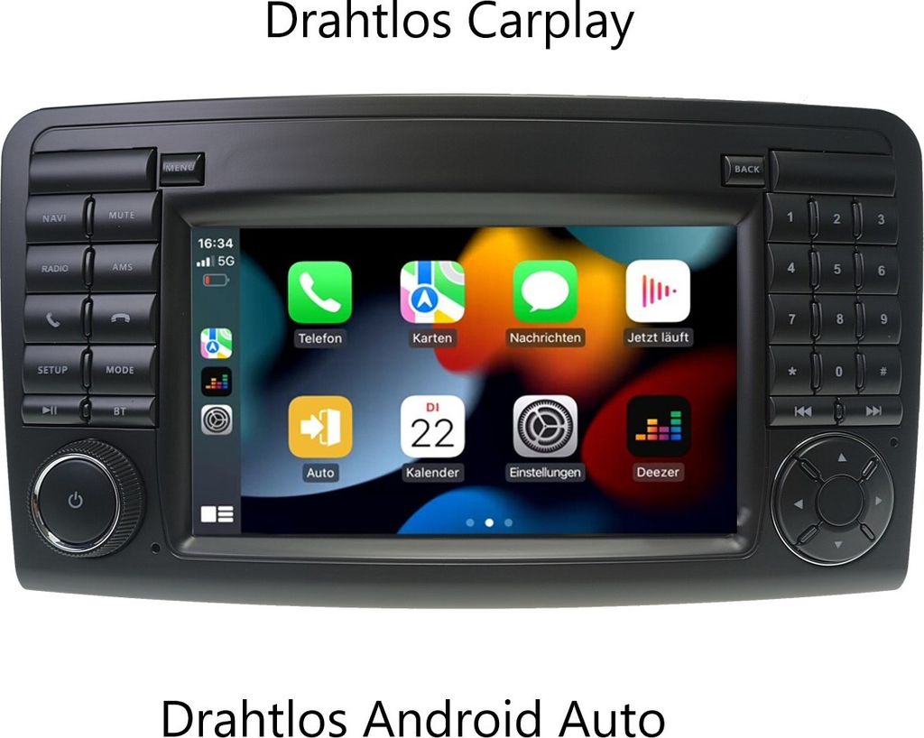 Für Mercedes Benz W164 GL320 ML350 X164 Autoradio GPS Produktbild 