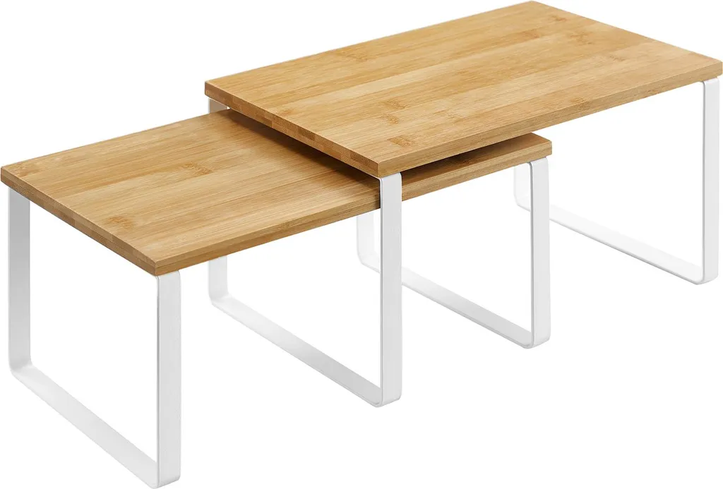 Scaffali per spezie in metallo set 2 pezzi | Organizer cucina robusto