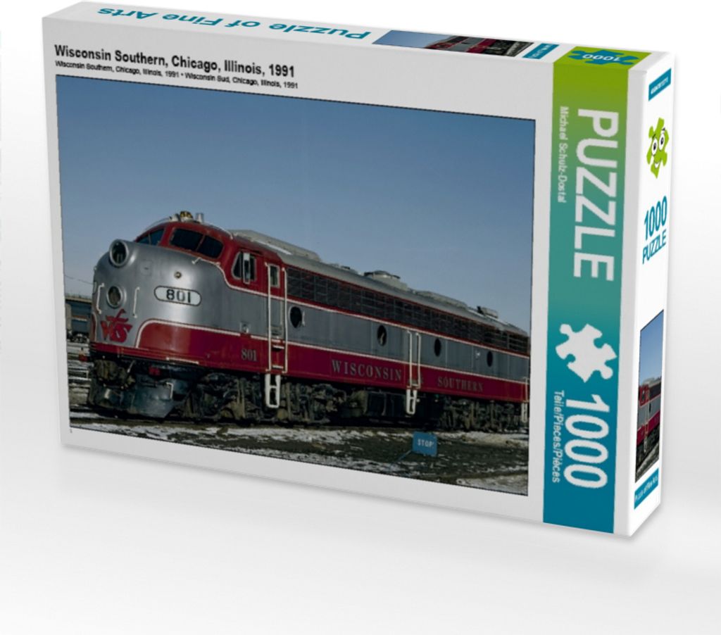 Calvendo Wisconsin Southern, Chicago, Illinois, 1991 1000 Teile Puzzle quer 640x480mm, Schulz-Dostal Michael; 7390663