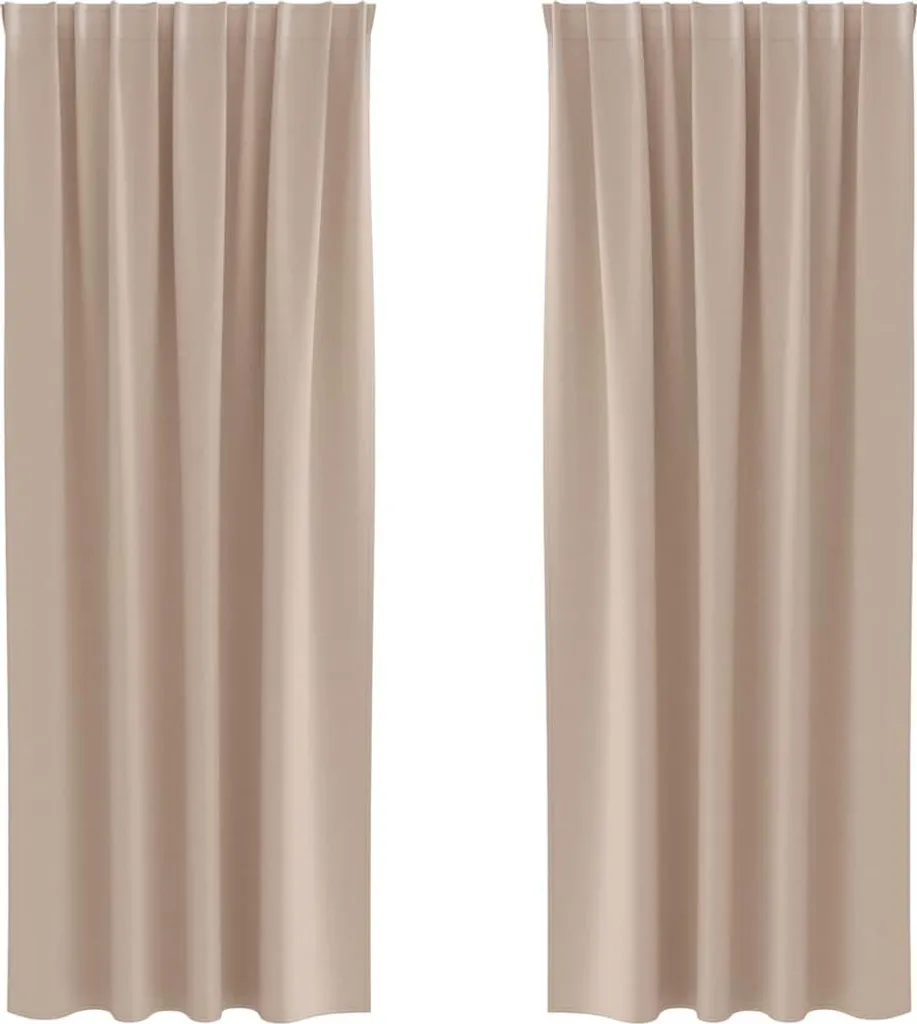 vidaXL Tende Oscuranti Taupe 260x140cm: Addio Insonnia, Benvenuto Relax