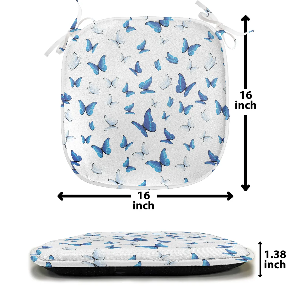 Coussin de Chaise Antidérapant et Lavable - Solution Confort 40x40 cm x4