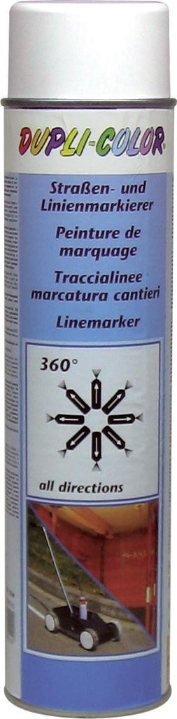 DUPLI COLOR 895173 Markierungsspray, weiß, 600ml Produktbild 