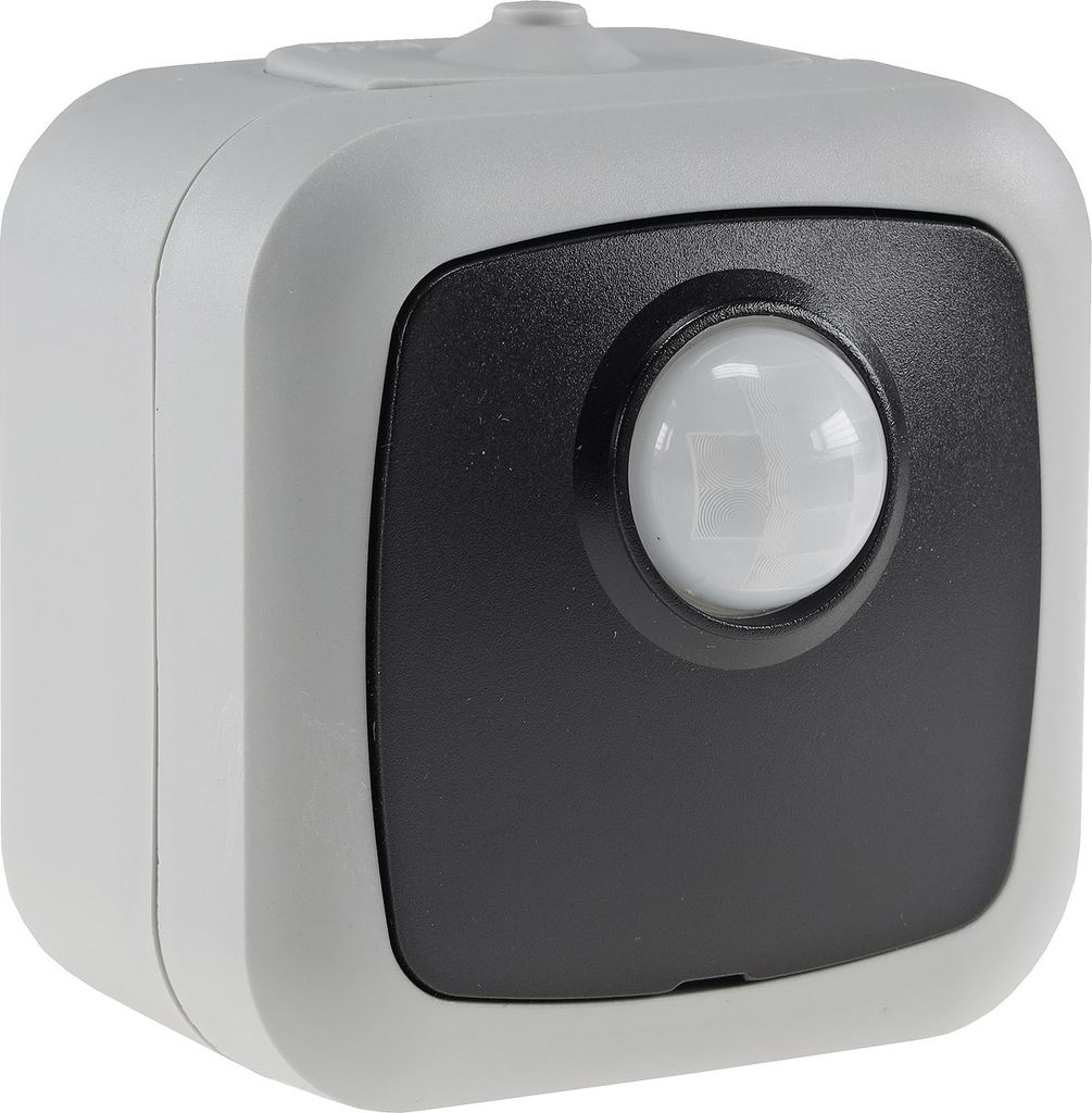 ChiliTec Feuchtraum Aufputz Bewegungsmelder IP44 AP grau Produktbild 