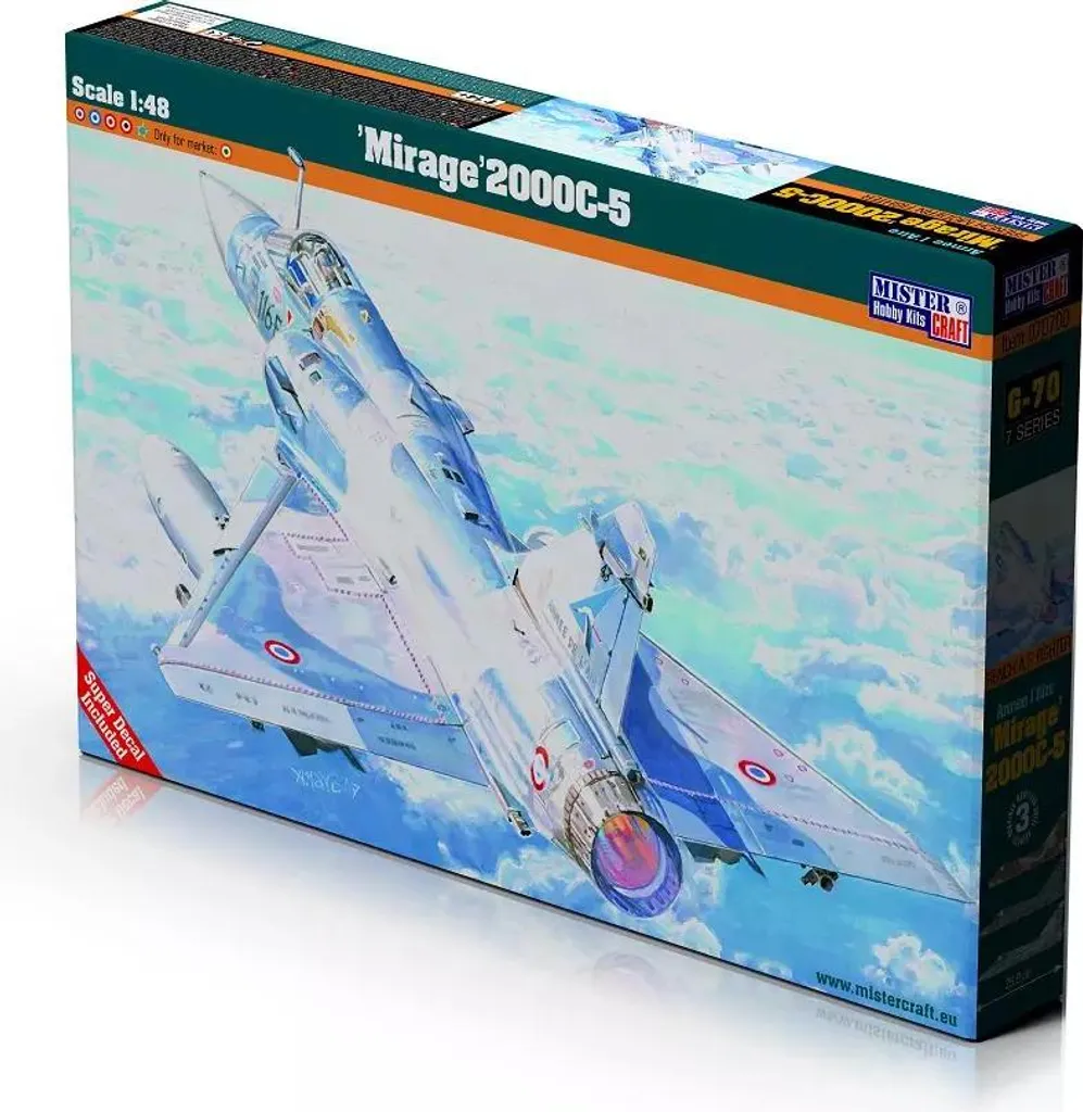 Mirage 2000C-5 1:48 Maquette de Précision avec Assemblage Facile et Fluide