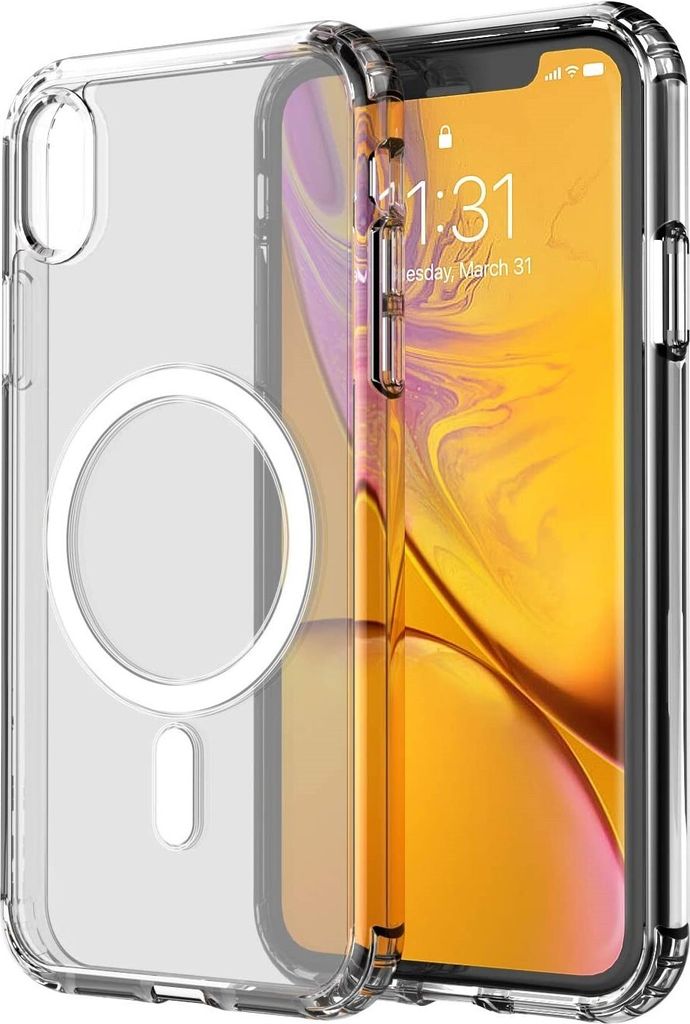 INF iPhone XR Handyhülle für MagSafe-Ladegerät Transparent