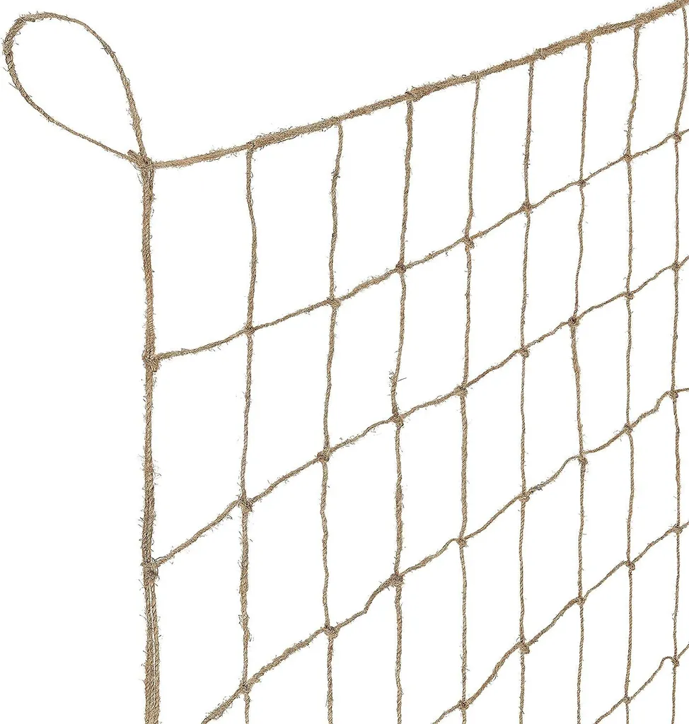 Filet à Ramer en Jute Biodégradable pour Concombres et Tomates 2x2,5m