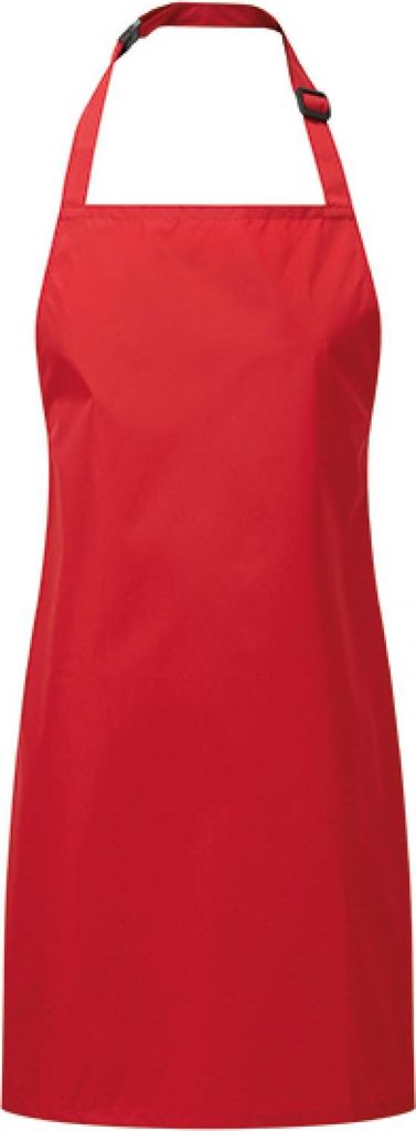 Premier Workwear PR145 | Kinder-Latzschürze Childrens Waterproof Apron - Farbe: Red (ca. Pantone 201C) - Größe: 48 x 63 cm (7-10 Jahre)