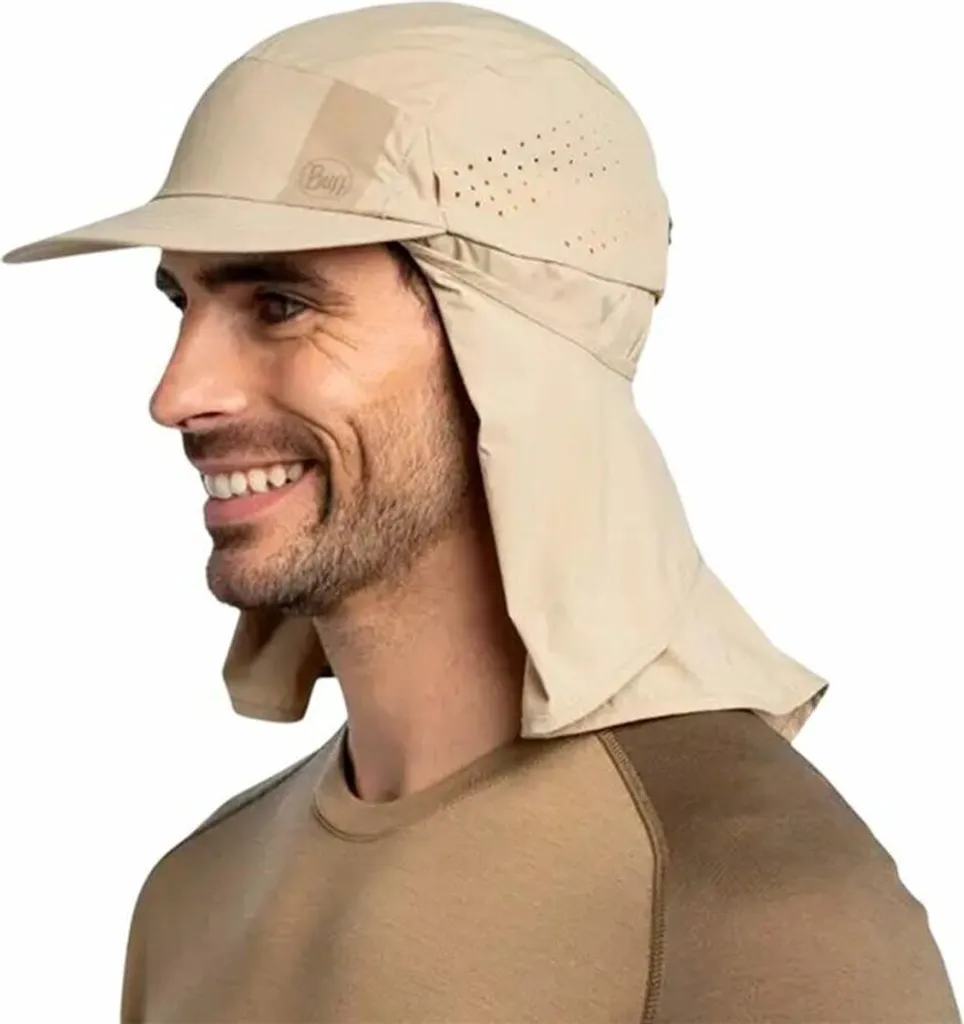 Cappello Desert Cap Buff S/M Beige | Alta Qualità Outdoor - 8