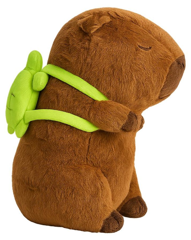 Grande peluche a forma di capibara, peluche con zaino, Immagine del prodotto 