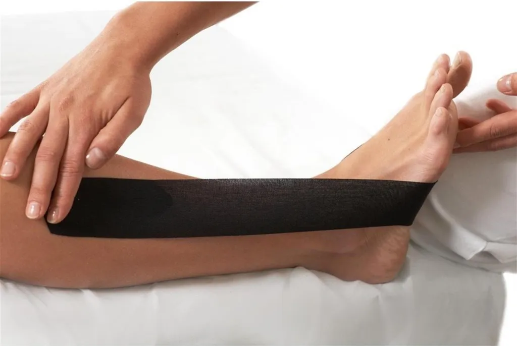 Bande Temtex vert classique 5 cm - Kinesio tape haute adhérence coton - 4