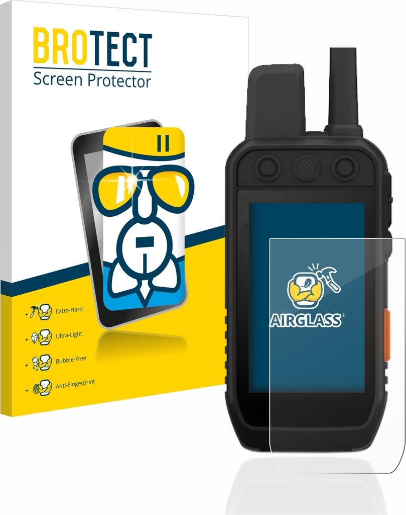 BROTECT Schutzglas für Garmin Alpha 200 / 200i / 300 / 300i K Schutzfolie Panzer Folie Glas Display Schutz klar