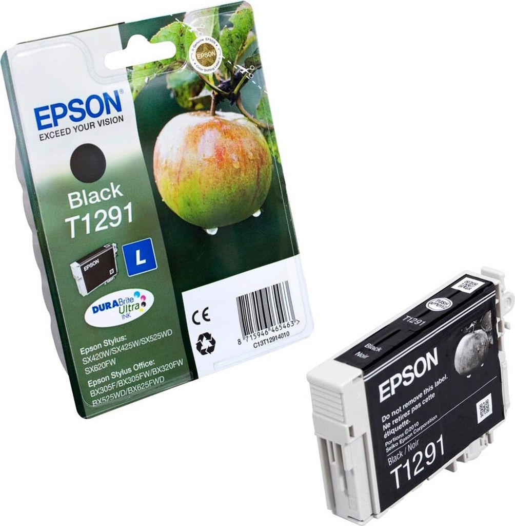 Epson T1291 C13T12914012 černý originální inkoust 380 stran Obrázek produktu 