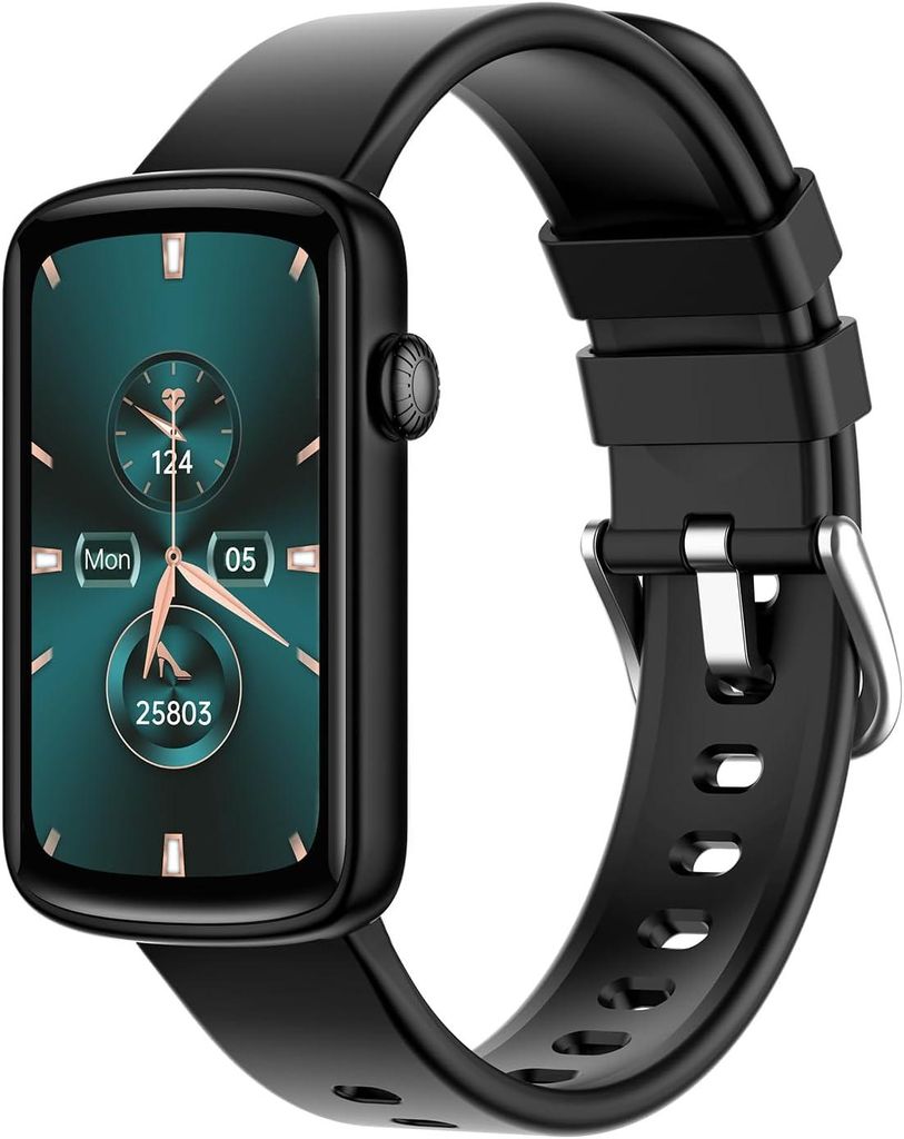 Shang Wing Damen Smartwatch mit Fitness- und Gesundheitsfunktionen, 1.47 Zoll Touchscreen, 24 Sportmodi, Herzfrequenz- & SpO2-Monitor