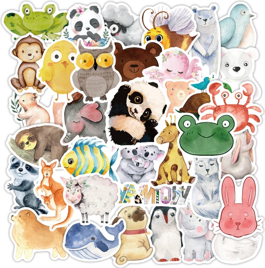 80pcs DIY-Aufkleber wasserdichte selbstklebende dekorative abnehmbare kreative klare Muster-Notpapieraufkleber für Zuhause/Familie