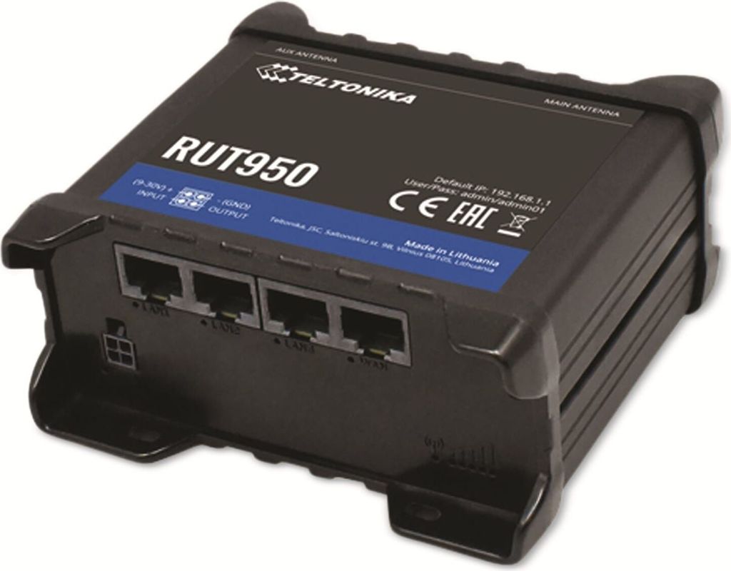 Teltonika RUT950 - LTE WLAN Router (RUT950U022C0) Zdjęcie produktu 