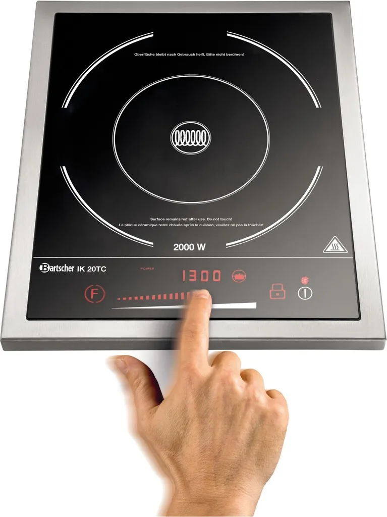 Réchaud induction IK 20TC Bartscher 105848 à commande tactile sensitive