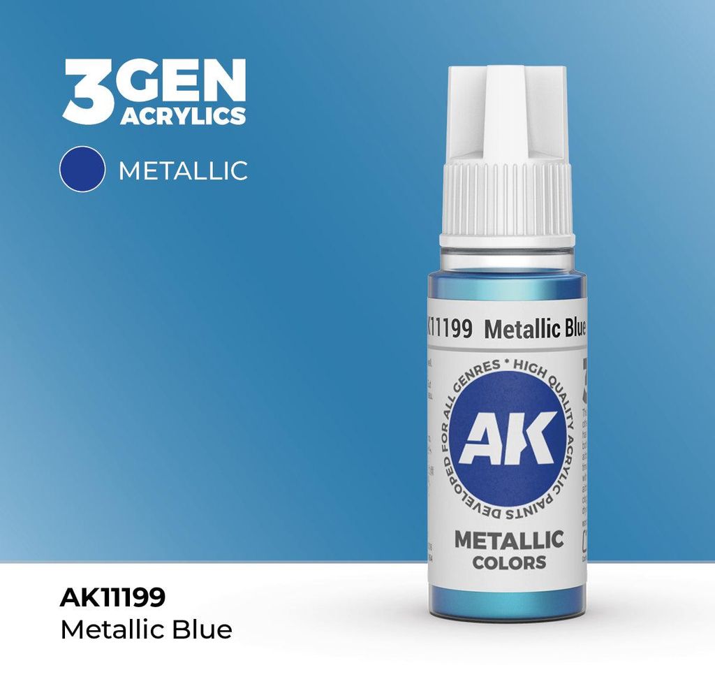 AK Interactive 3GEN Metallic Blue 17ml