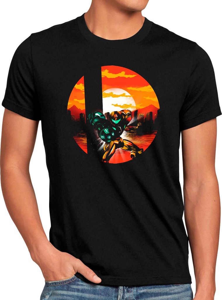style3 Samus Smash Herren T-Shirt gamer smash