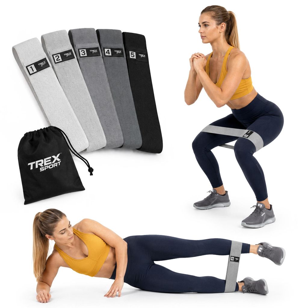TREX SPORT Gymnastikband 5 Stück Set TX-038PBA Produktbild 