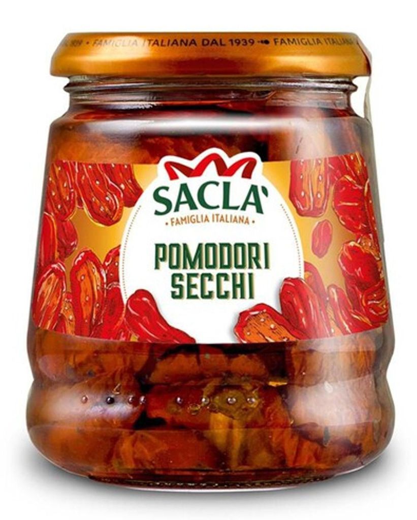 Sonnengetrocknete Tomaten in Sonnenblumenöl 280G - Sacla Produktbild 