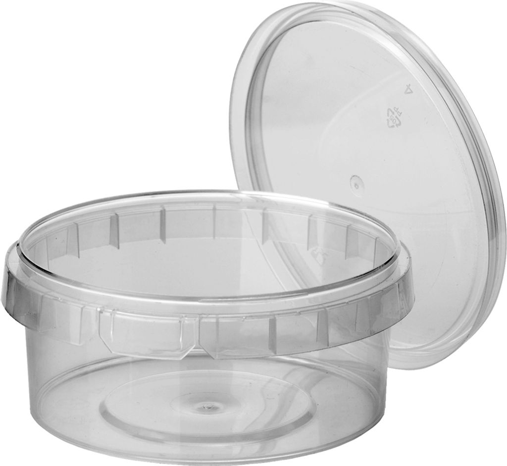 STARPAK Feinkost-Becher rund 300 ml transparent 50 Stück