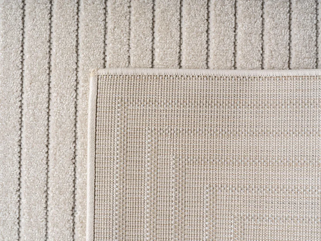 Nova Luo Tapis Poils Ras Coureur 80x250cm Crème - Tapis de Passage Chic - 5