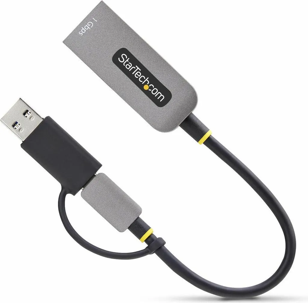 Câble Ethernet USB Startech Gris C21GA - Connexion Internet RJ45 Stable - 6