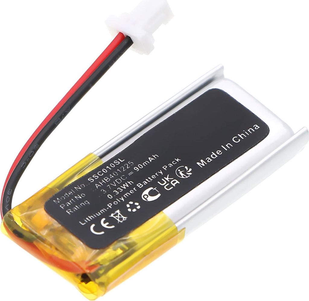 CELLONIC 1x Akku für Fernbedienung Kompatibel mit Sena SC-HR-01, AHB401225 - (90mAh, 3.7V)