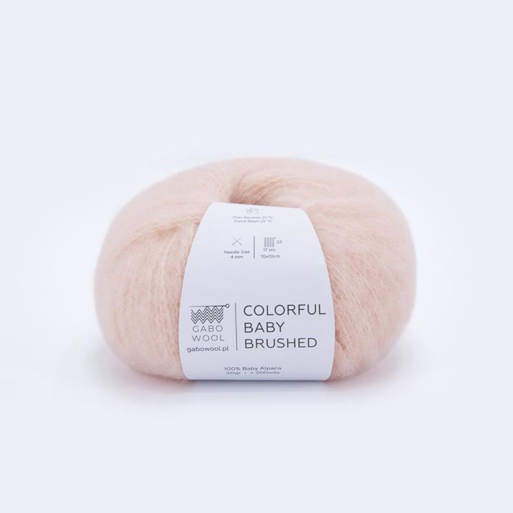 Gabo Wollgarn Baby Alpaka 100% Zarter Rosaton 50g - Perfekt für warme Designs