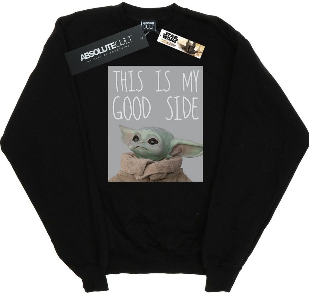 Star Wars - "The Mandalorian The Child Good Side" Sweatshirt für Herren BI46439 (XL) (Schwarz)