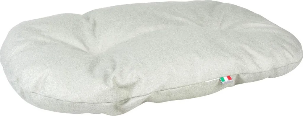 Lit chien ovale matelassé Duvo+ vert royal L anti-affaissement chic